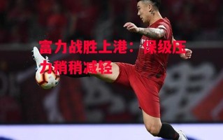 德信app下载-富力战胜上港：保级压力稍稍减轻
